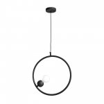 MAPLE Lámpara de techo metal negro