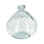 ANNER Jarrón 33 cm de cristal transparente 100% reciclado