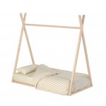 Cama tipi Maralis madera maciza de fresno 70 x 140 cm