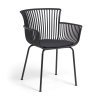 Silla de exterior Surpika negro