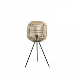 Lámpara de pie Figo marrón 60W-E27 - h76,5xd32,5cm