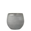 Maceta Douro redonda l. gris - h23xd26cm