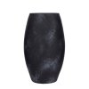 Florero Lester piedra negra - h50xd30cm