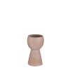 Macetero a pie Marlou beige - h28xd17cm