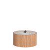 Caja de almacenaje Isis marron - h8xd14,5cm