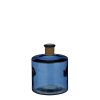 Botella Valery vidrio reciclado azul - h26xd21cm