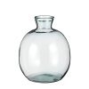 Jarrón Silena de vidrio reciclado - h26,5xd23,5cm