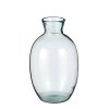 Jarrón Silena de vidrio reciclado - h29,5xd18cm