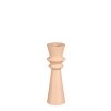 Portavelas Chester l. rosa - h18,5xd6cm