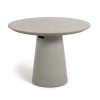 Mesa redonda exterior Itai cemento Ø 120 cm