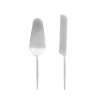 Set Crisps de 2 cubiertos para pastel plateado