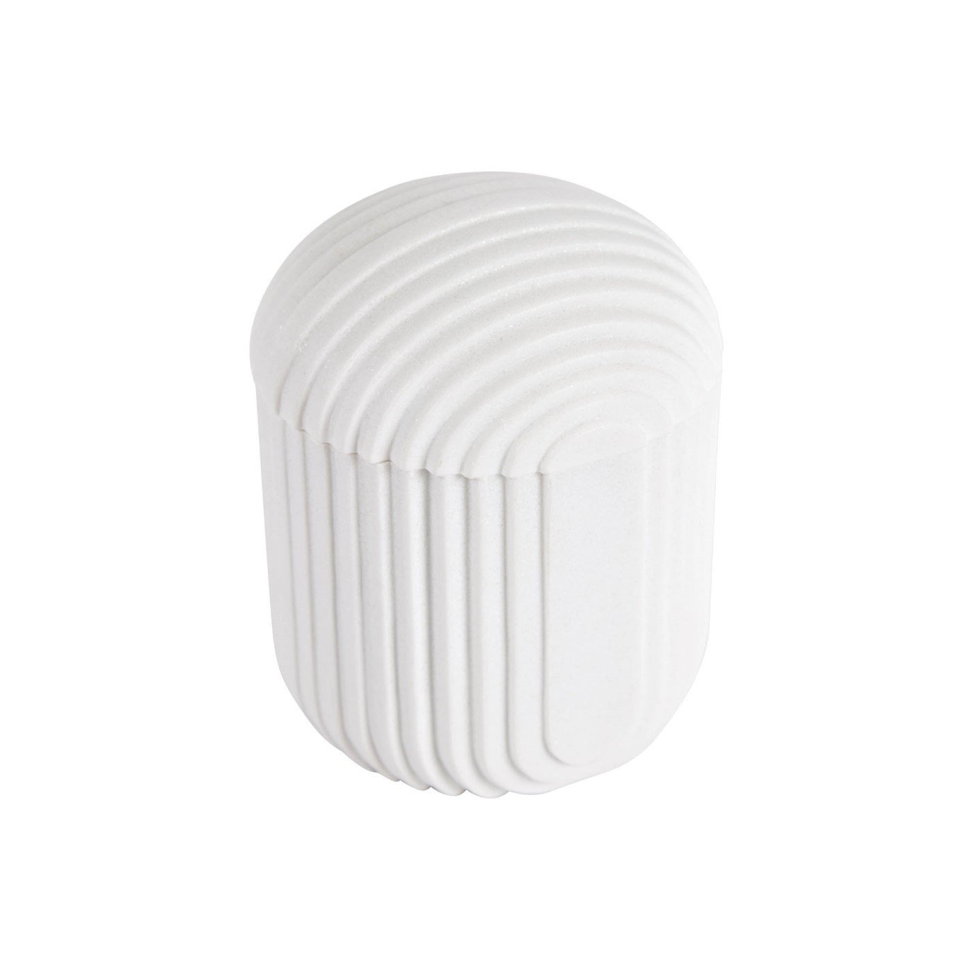 Bote Ateneas de poliresina blanco