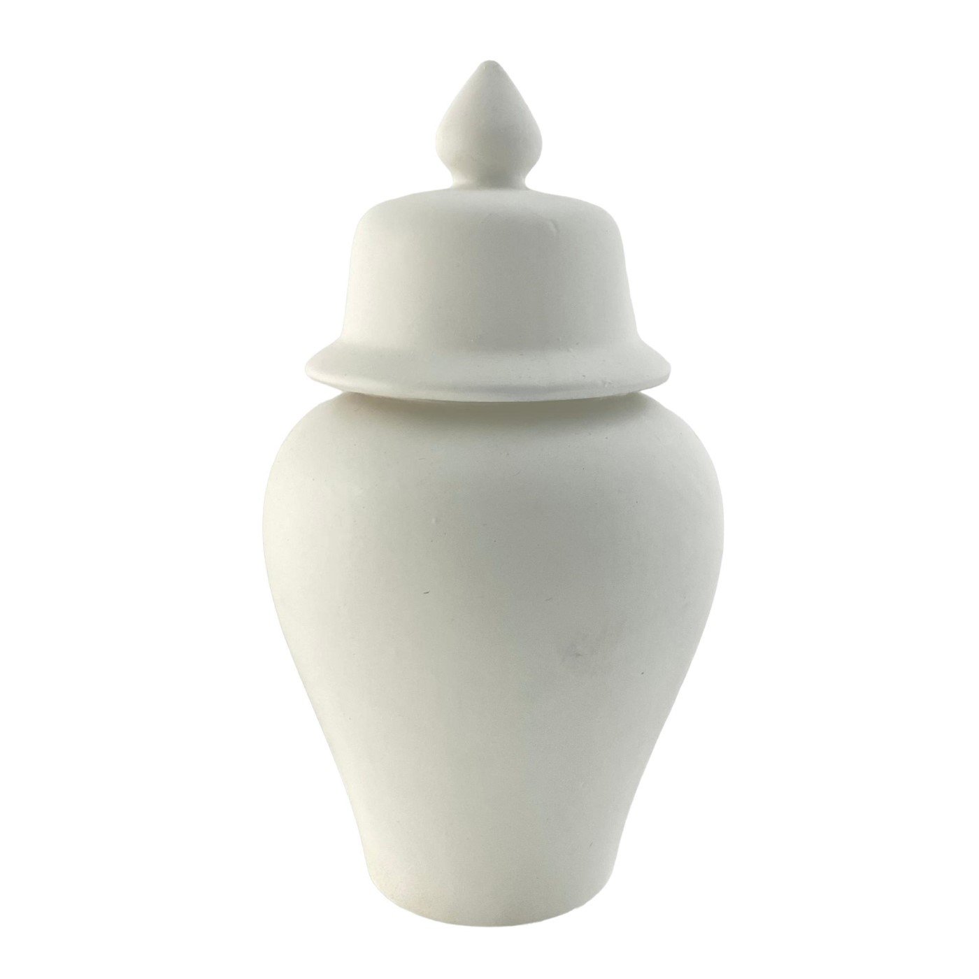 Anfora decorativa blanca