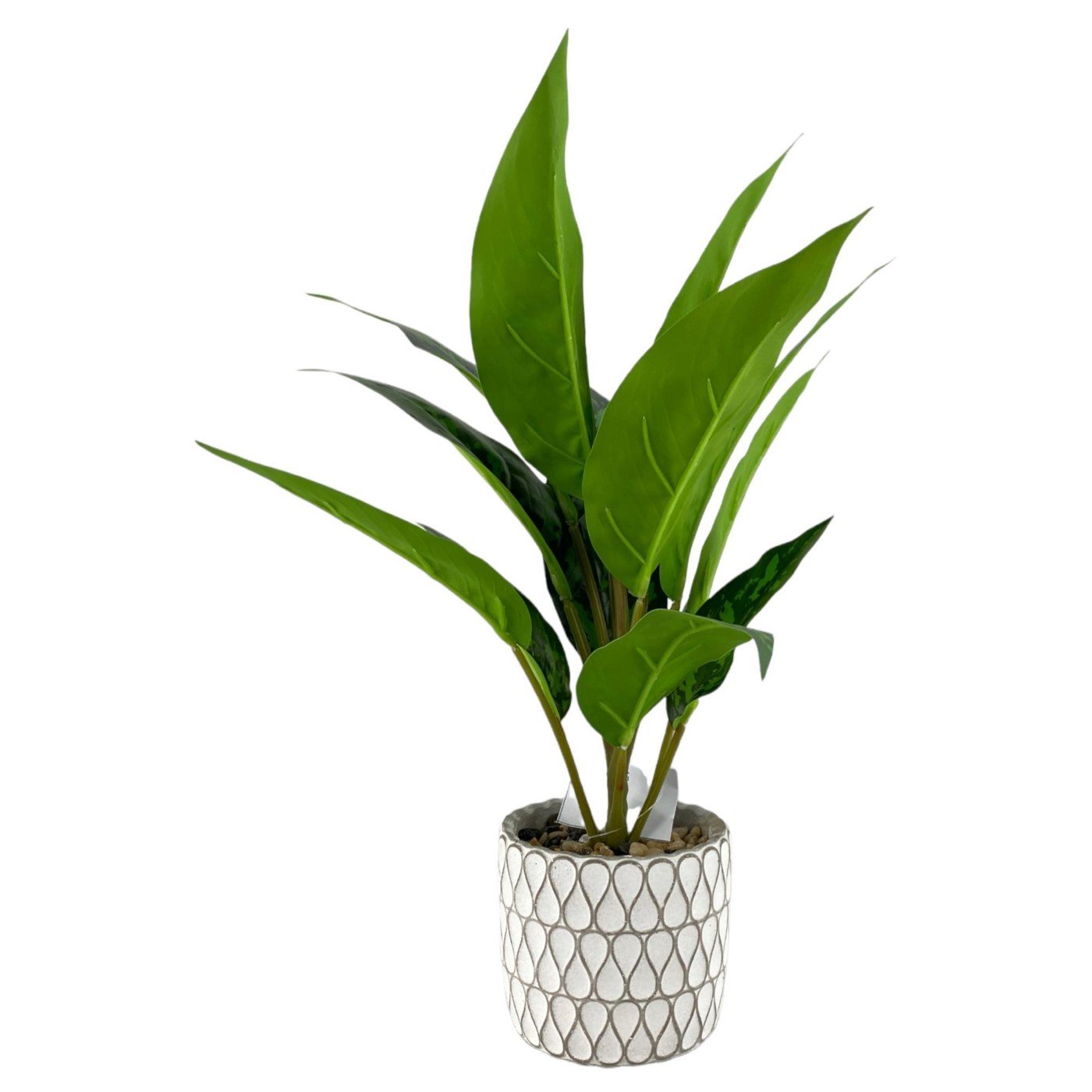 Planta artificial en Pote white Tropical