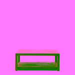 Mesa auxiliar Sashi de madera maciza de teca 90 x 90 cm